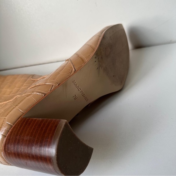 Marc Fisher Tan Over the Knee Boots - Picture 6 of 11